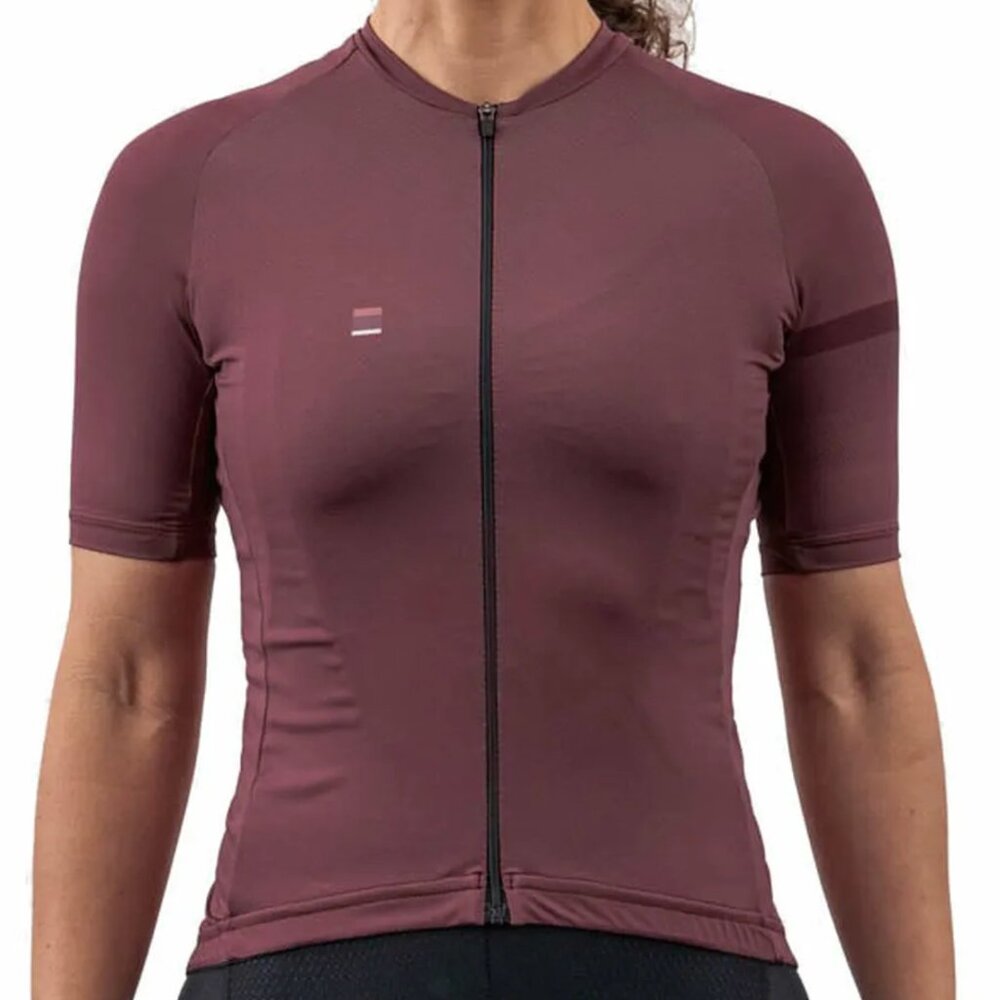 Ornot Women's House Jersey in Coastal Burgundy - Cycling Jersey